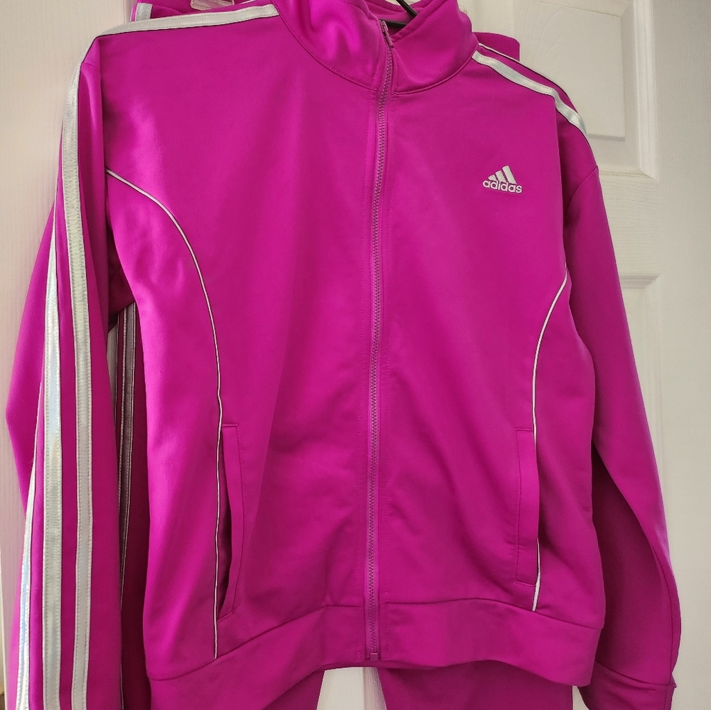 2 piece Girls Addias sweatsuit